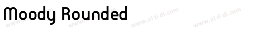 Moody Rounded字体转换